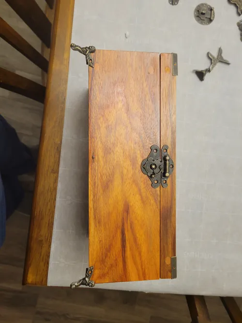 The assembled box before hardware was mounted